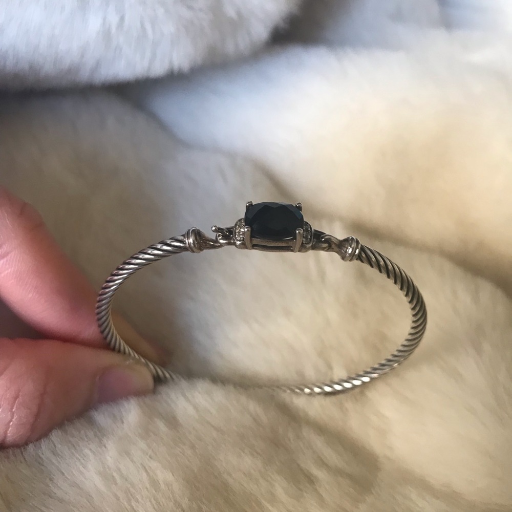 David Yurman Petite Wheaton Bracelet with Diamonds